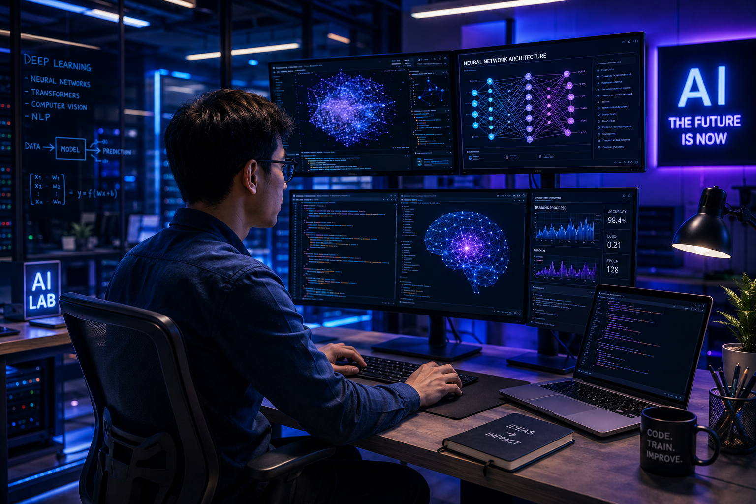 AI Lab Workspace - Advanced technology and AI platform development